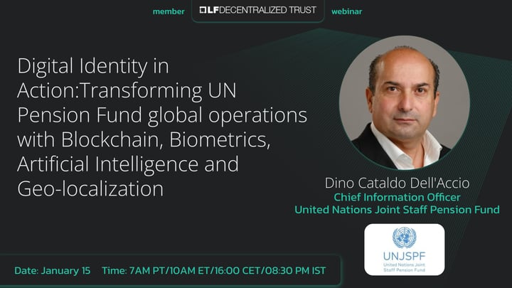 Digital Identity in Action-Transforming UN Pension Fund global operations