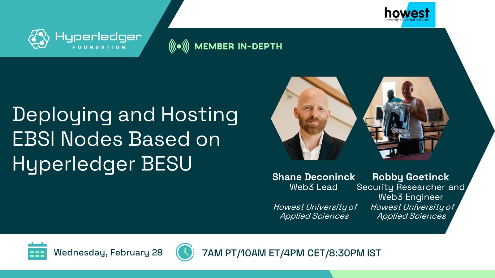 Deploying and Hosting EBSI Nodes Based on Hyperledger Besu