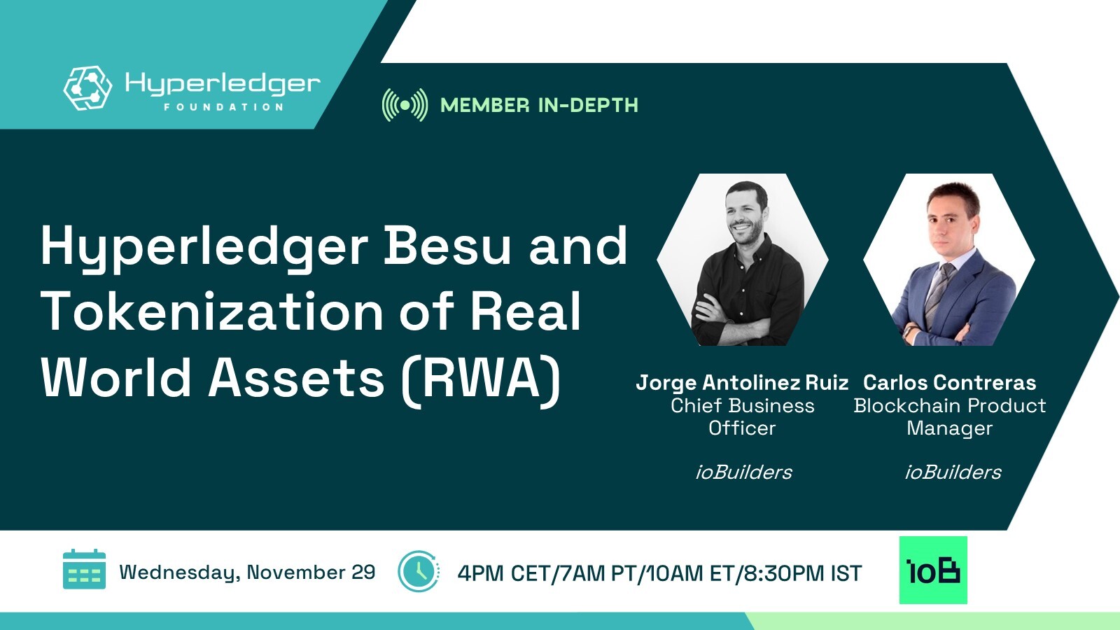 ioBuilders: Hyperledger Besu and Tokenization of Real World Assets