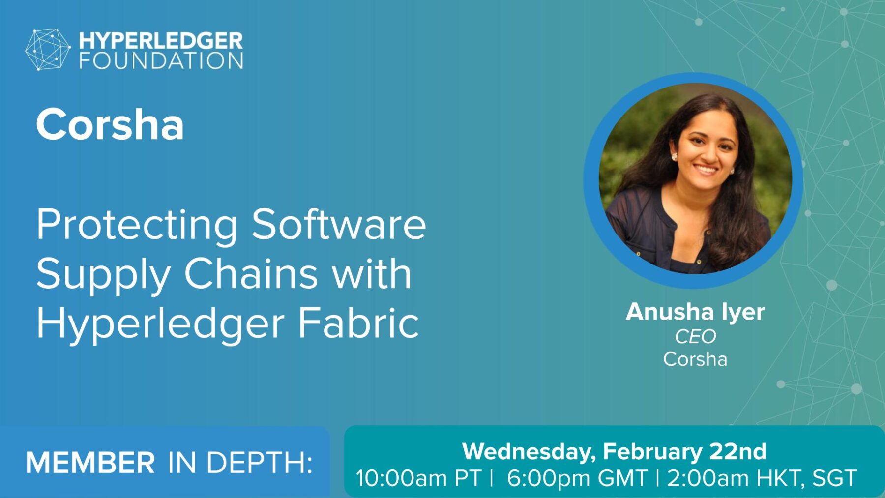 Hyperledger Member In-Depth with Corsha