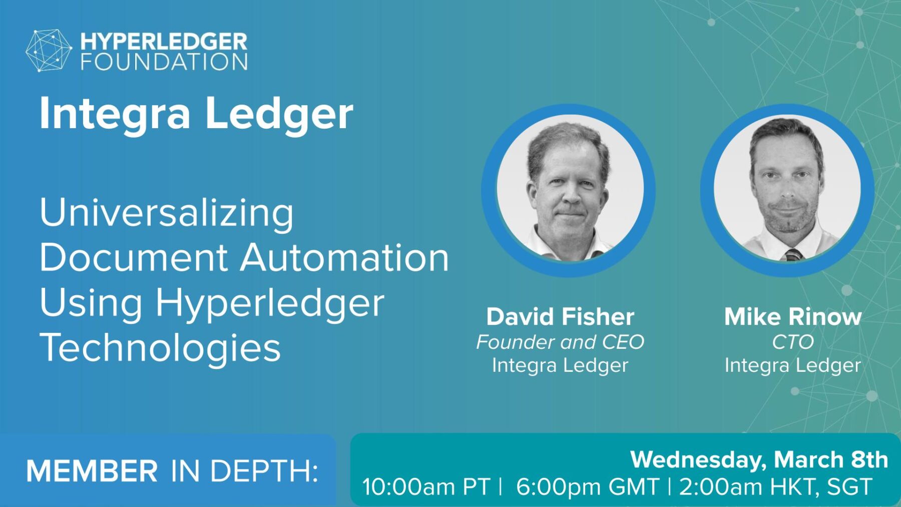 Hyperledger Member In-Depth Integra Ledger