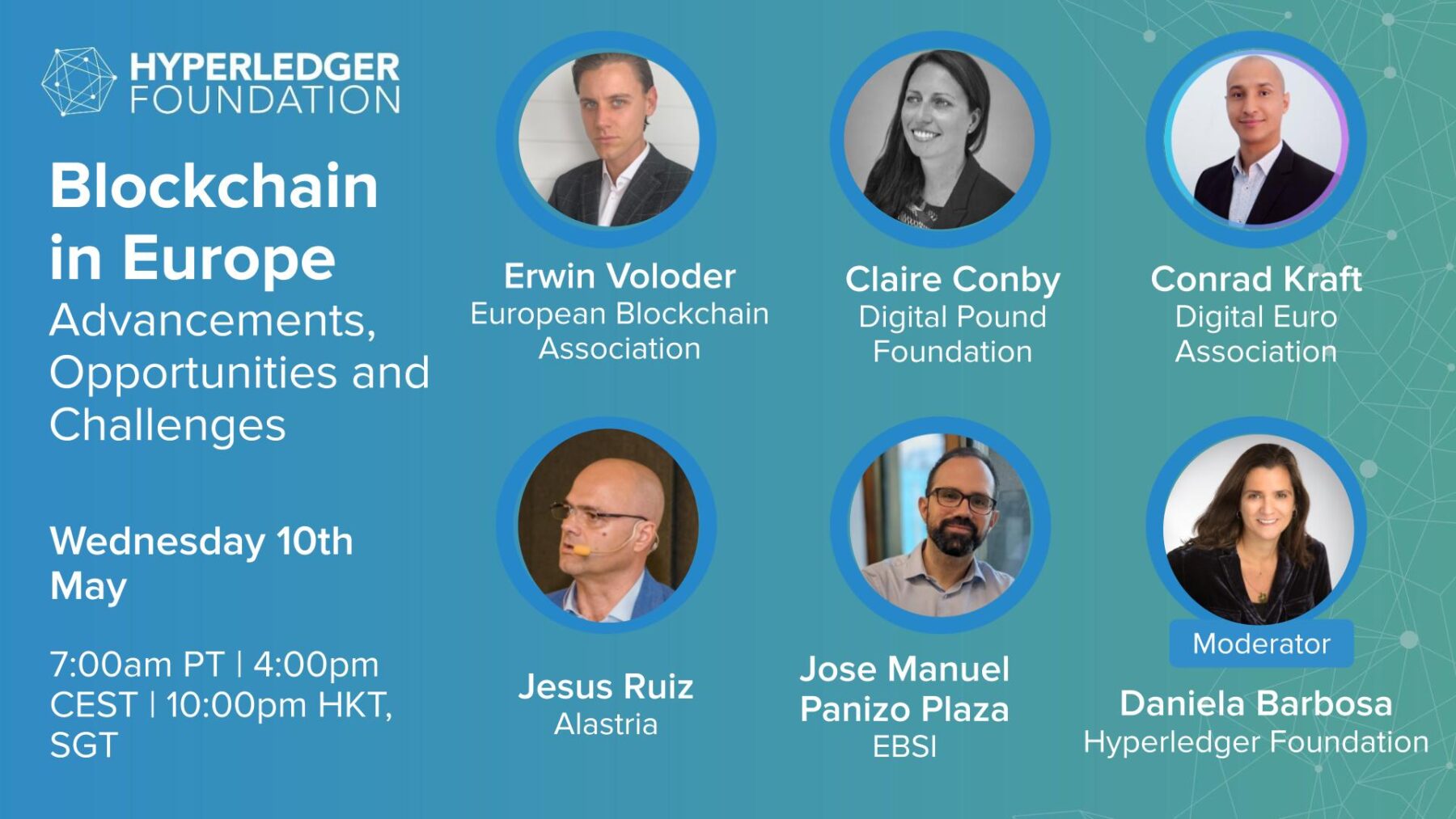 Hyperledger in-depth webinar: Blockchain in Europe: Advancements, Opportunities and Challenges