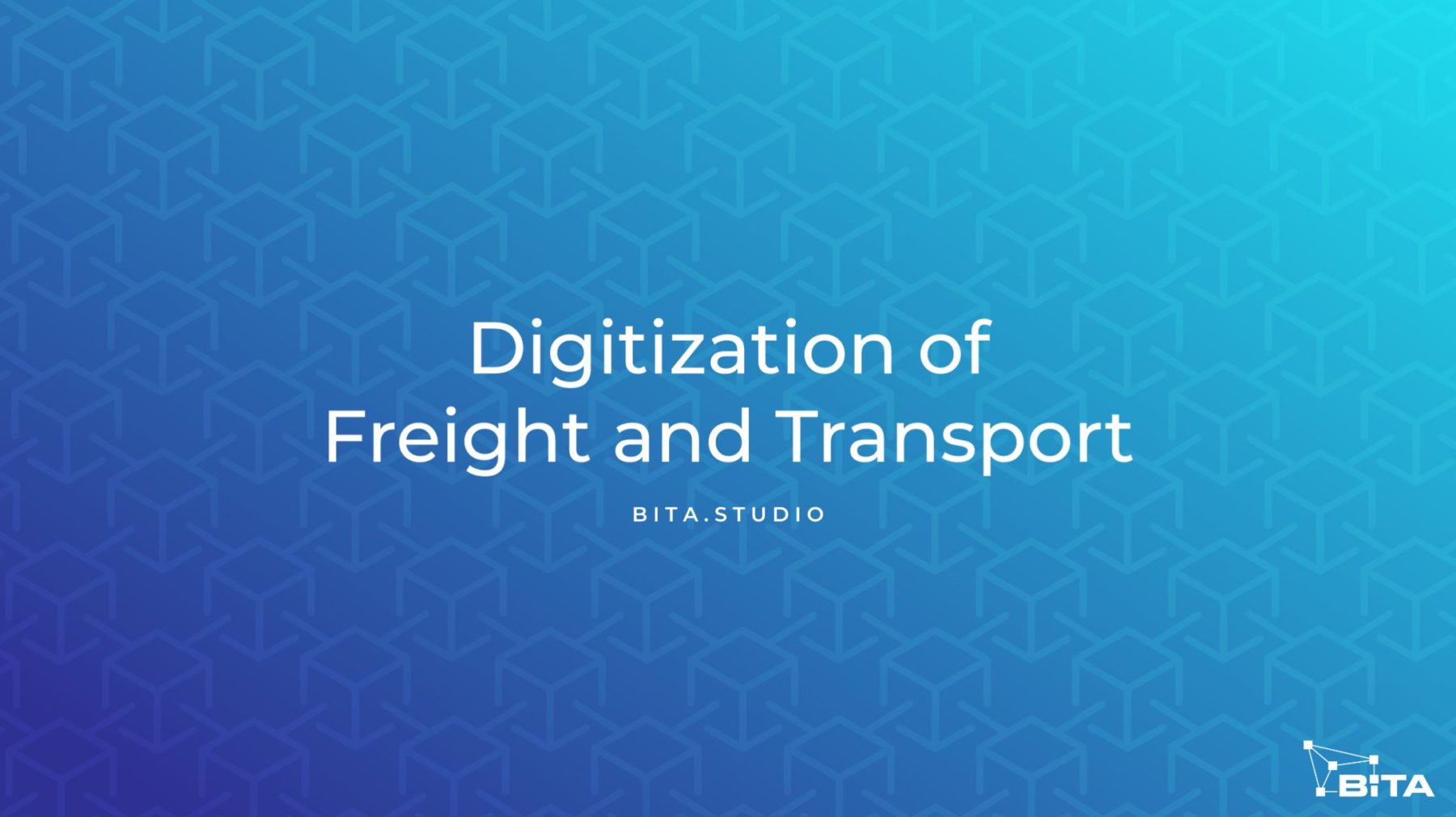 Blockchain for Transportation Alliance (BiTA) presentation