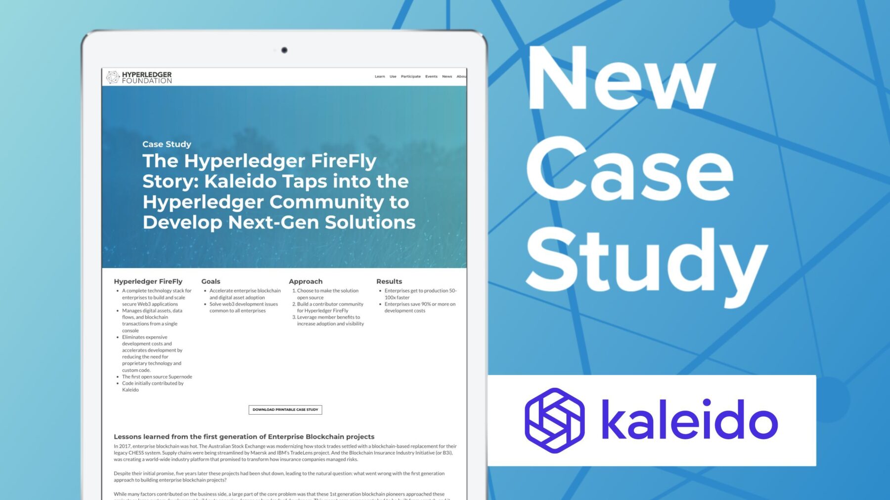 Kaleido works with Hyperledger Foundation to advance Hyperledger FireFly